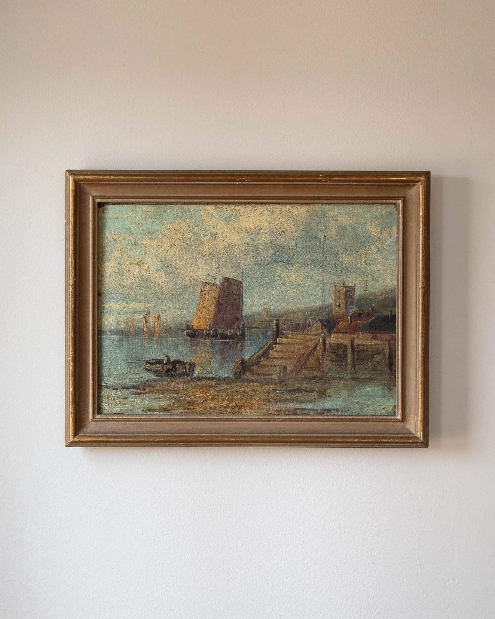 19th Century European Landscape Oil Painting