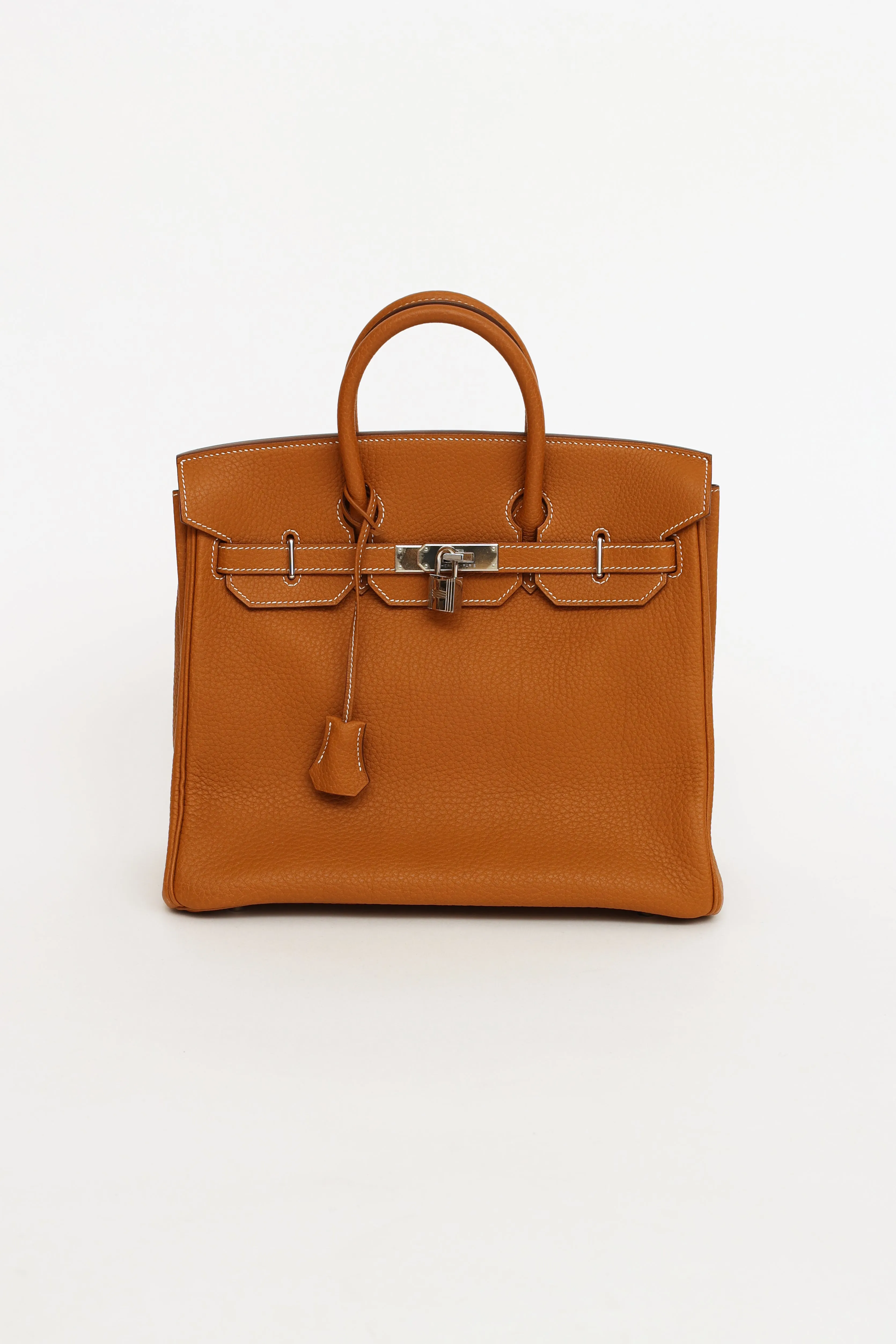 2008 Haut à Courroies Birkin 32cm Gold Fjord Leather Bag