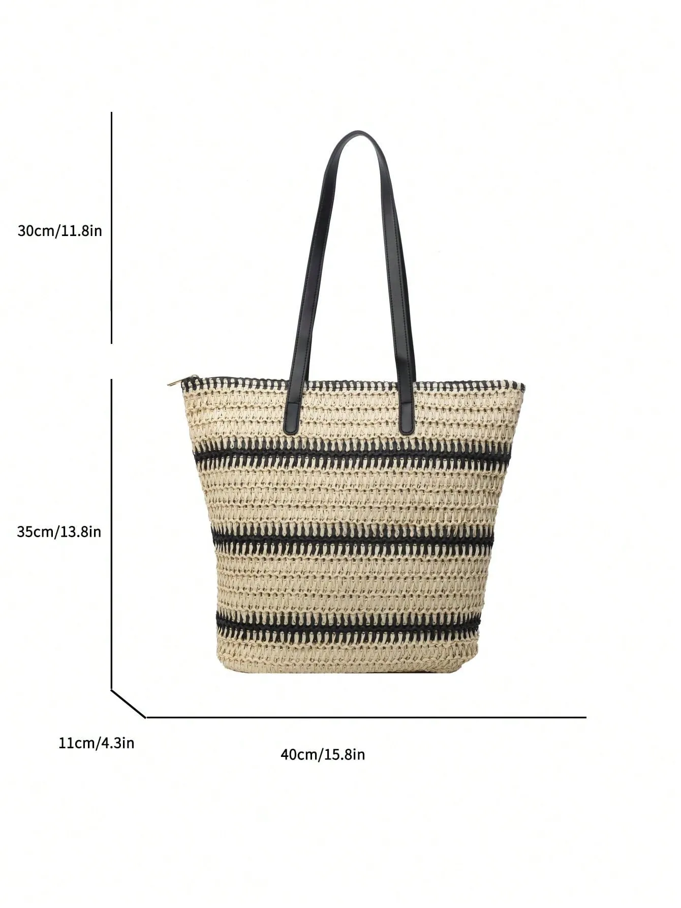 2024 New Arrival: Chic and Versatile Women's Straw Tote Bag - Perfect for Beach Getaways, Shopping Trips, and Everyday Commutes