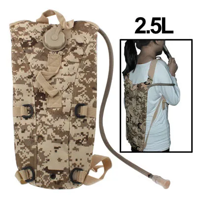 2.5L Duffle Nylon Waterbag Backpack with Tube / Waterbag