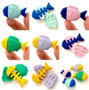 381111 FISH ERASER-4 COLORS-30