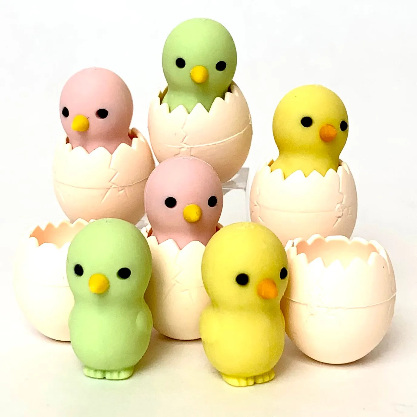 382421 Iwako Baby Chick Erasers-30