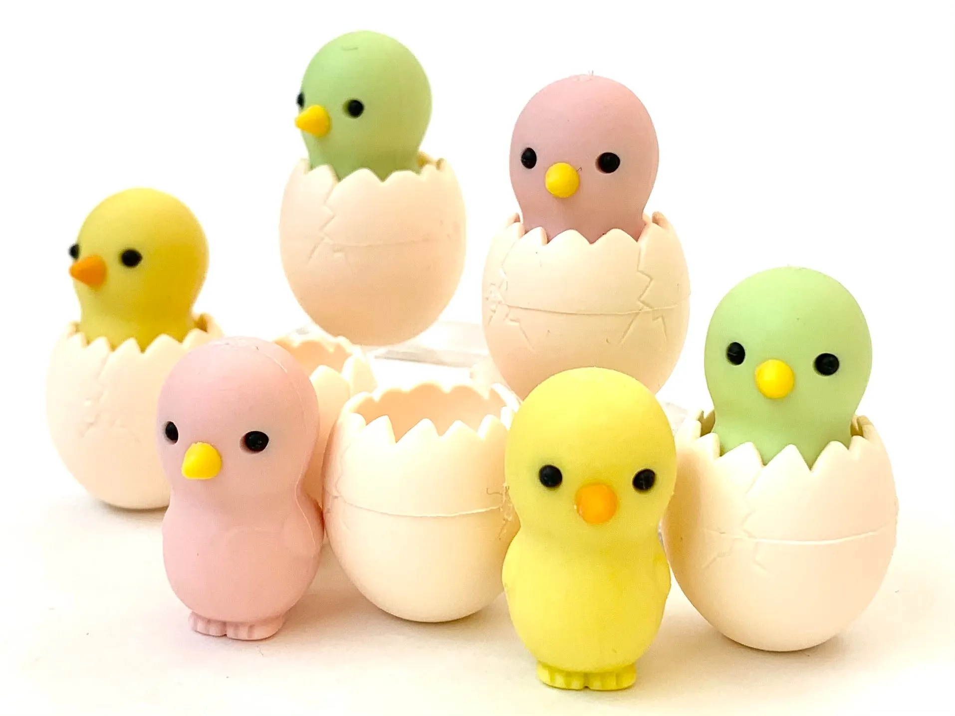 382421 Iwako Baby Chick Erasers-30