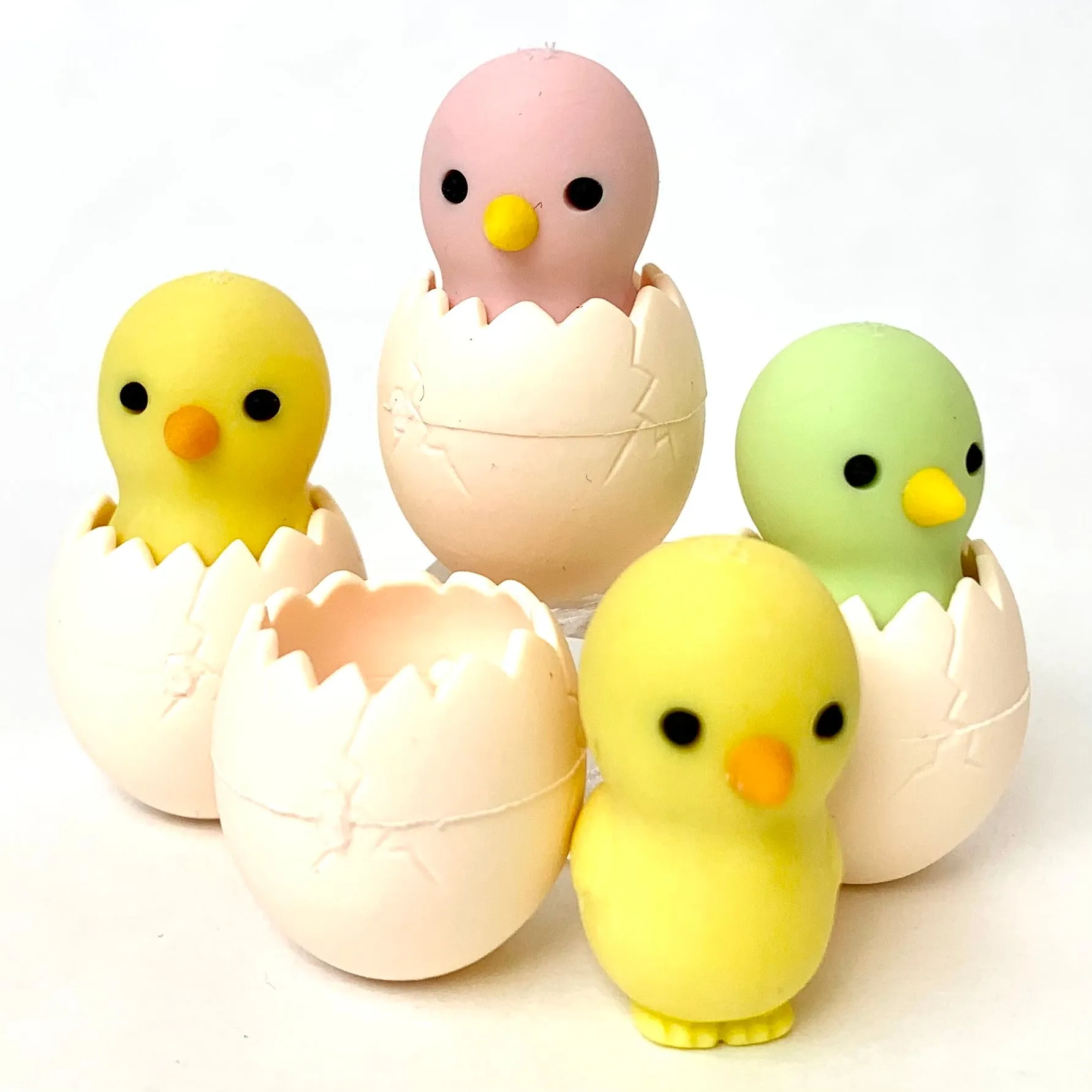 382421 Iwako Baby Chick Erasers-30