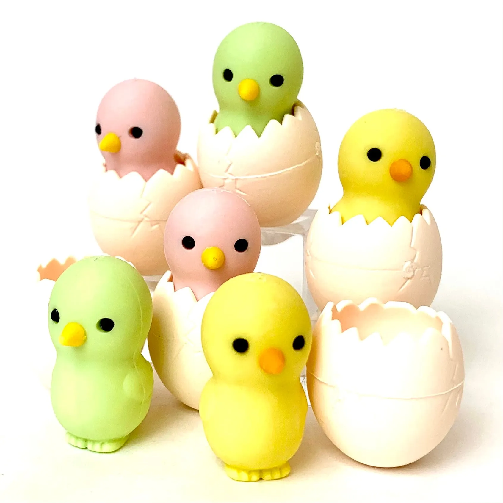 382421 Iwako Baby Chick Erasers-30