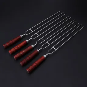 5pcs Roasting Forks With Bag