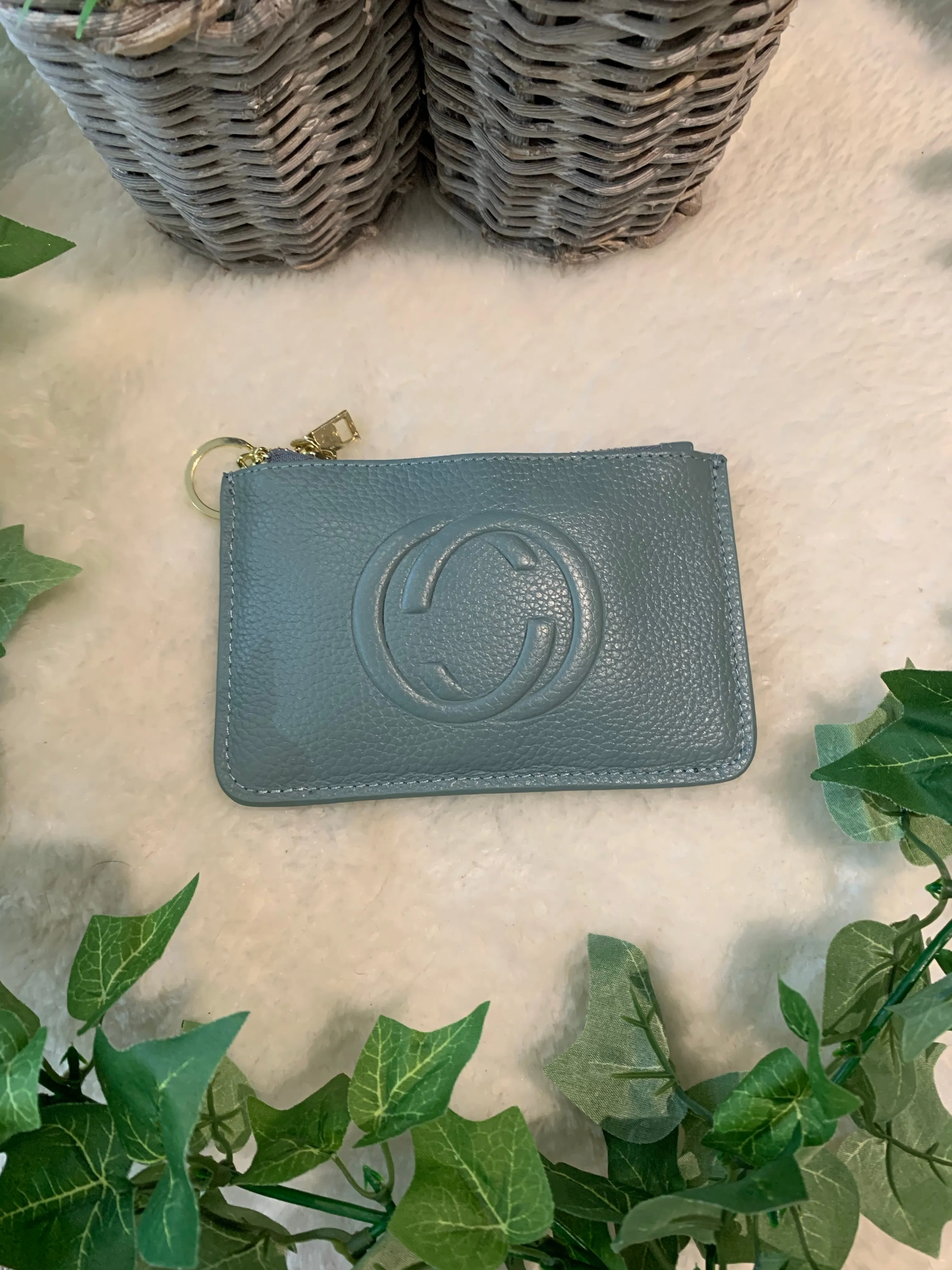 Alexa cow hide leather mini purse