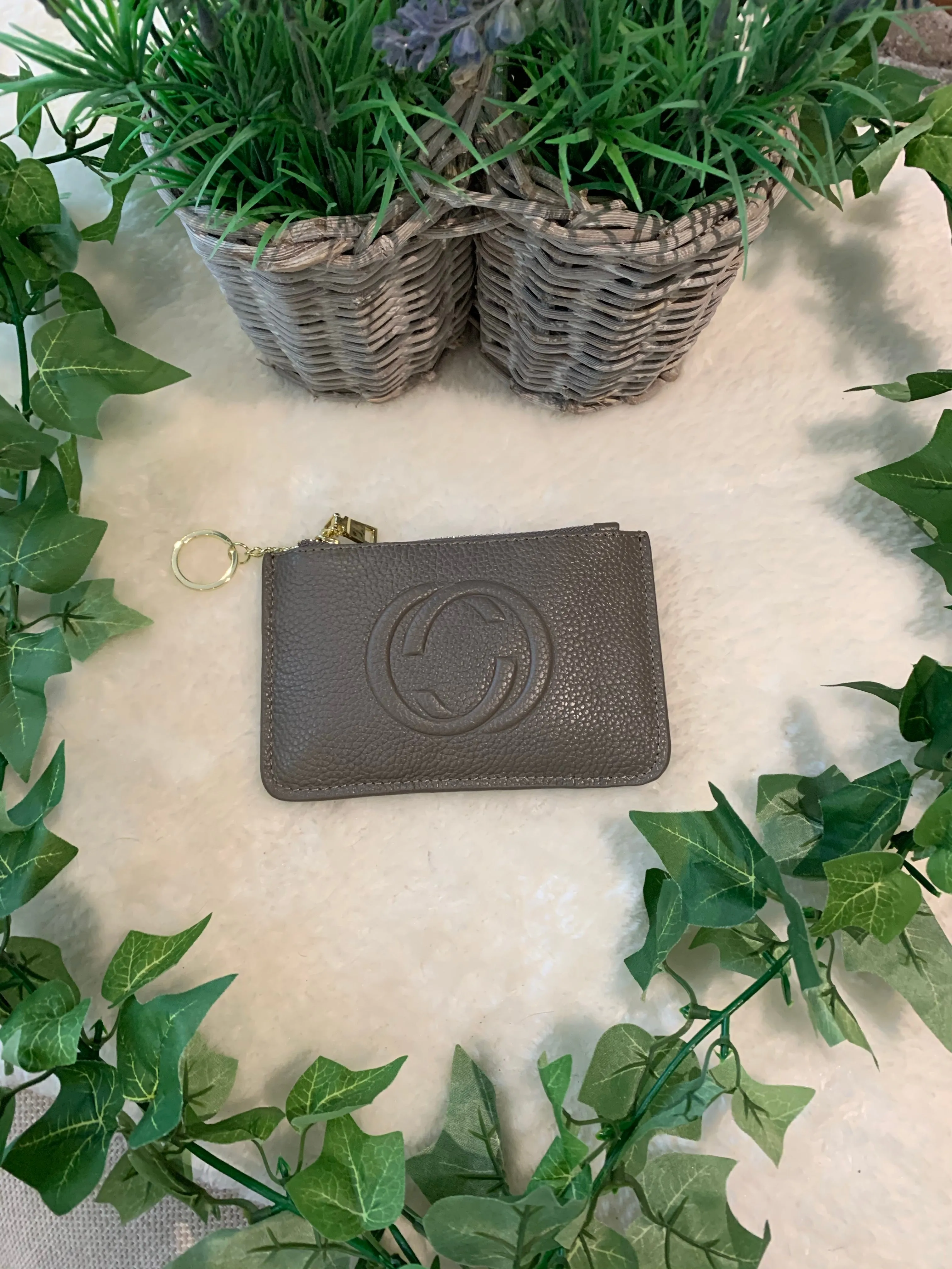 Alexa cow hide leather mini purse