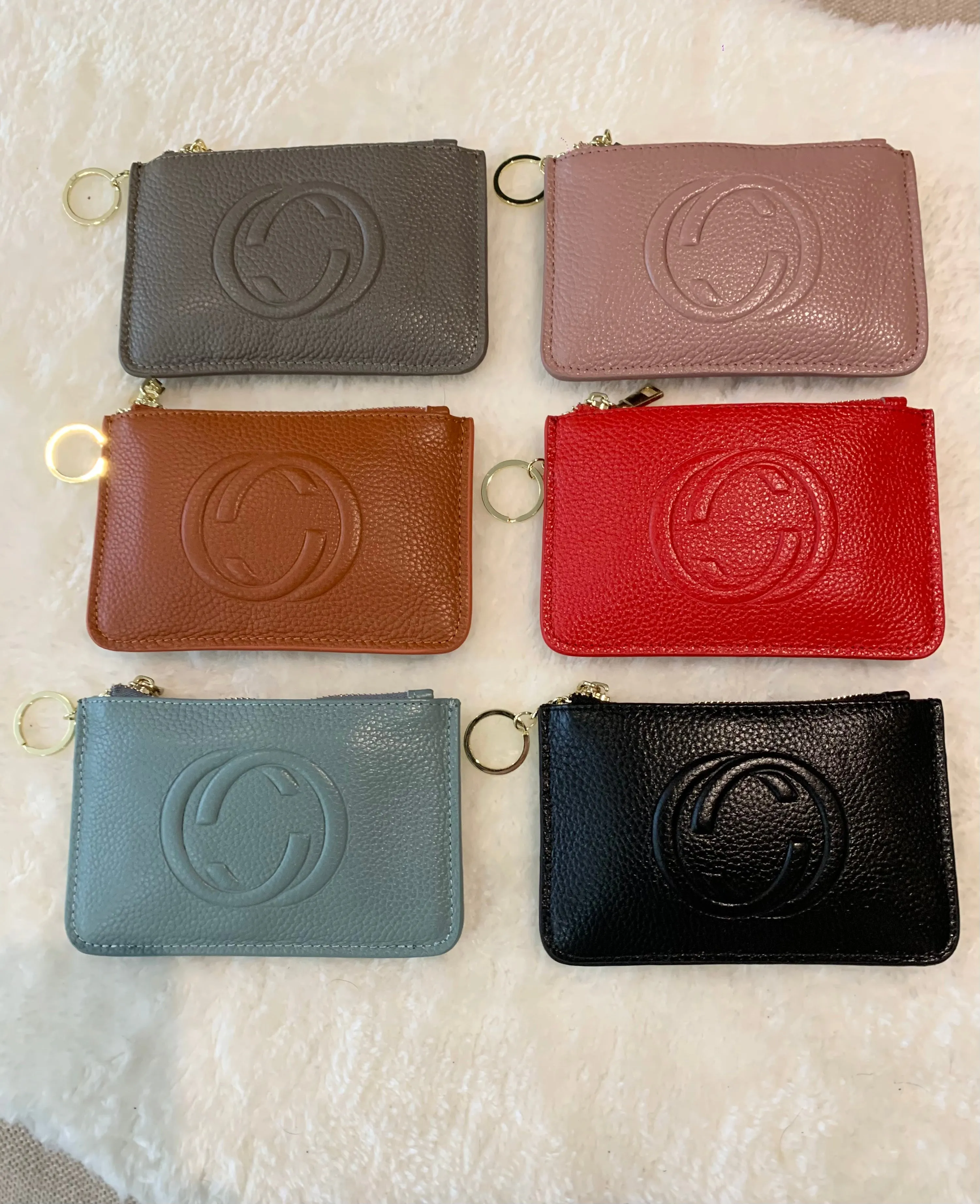 Alexa cow hide leather mini purse