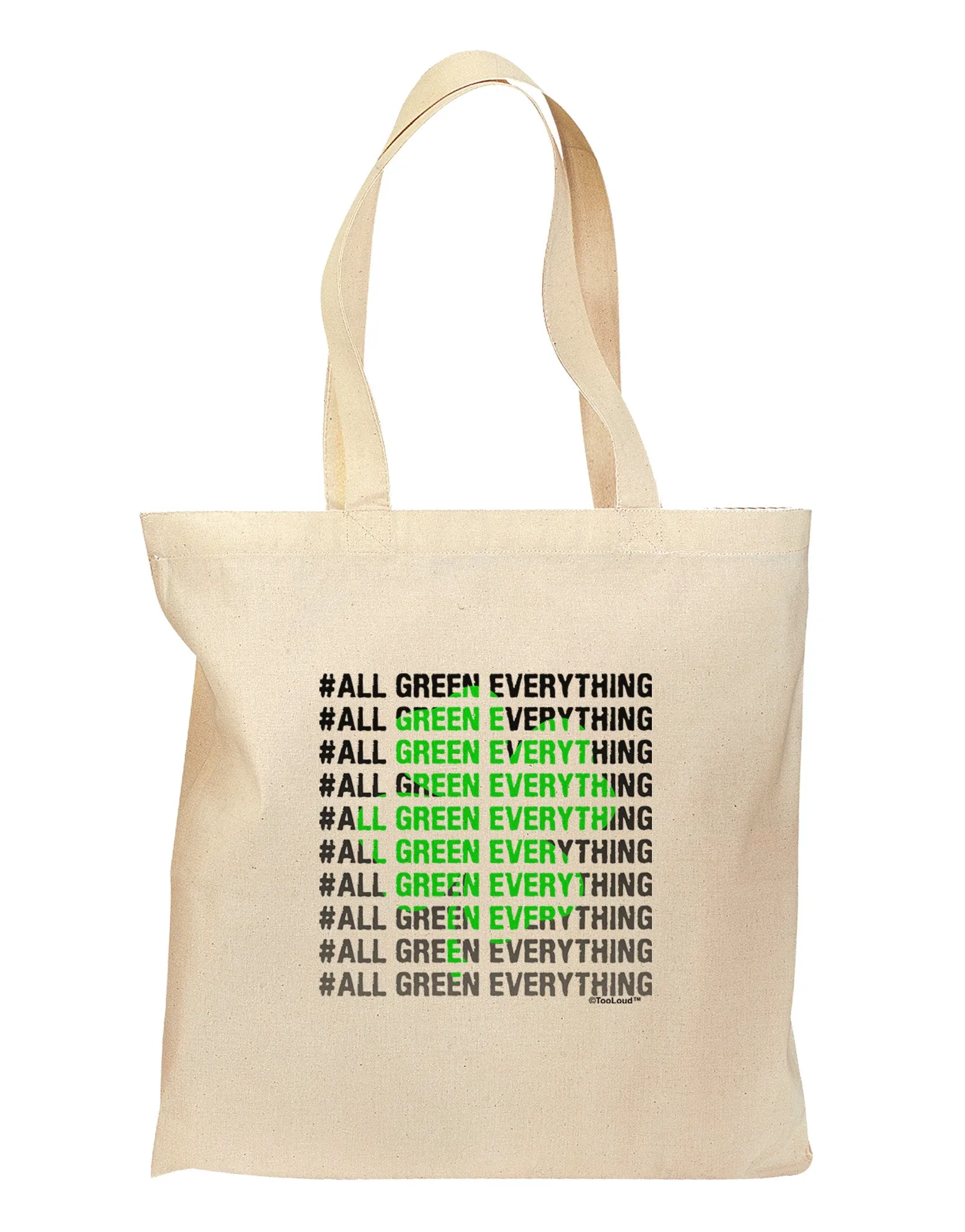 All Green Everything Clover Grocery Tote Bag