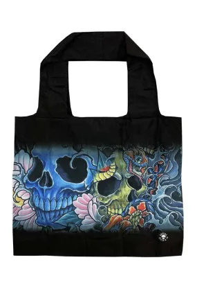 Asian Tattoo Skulls Recycle Bag