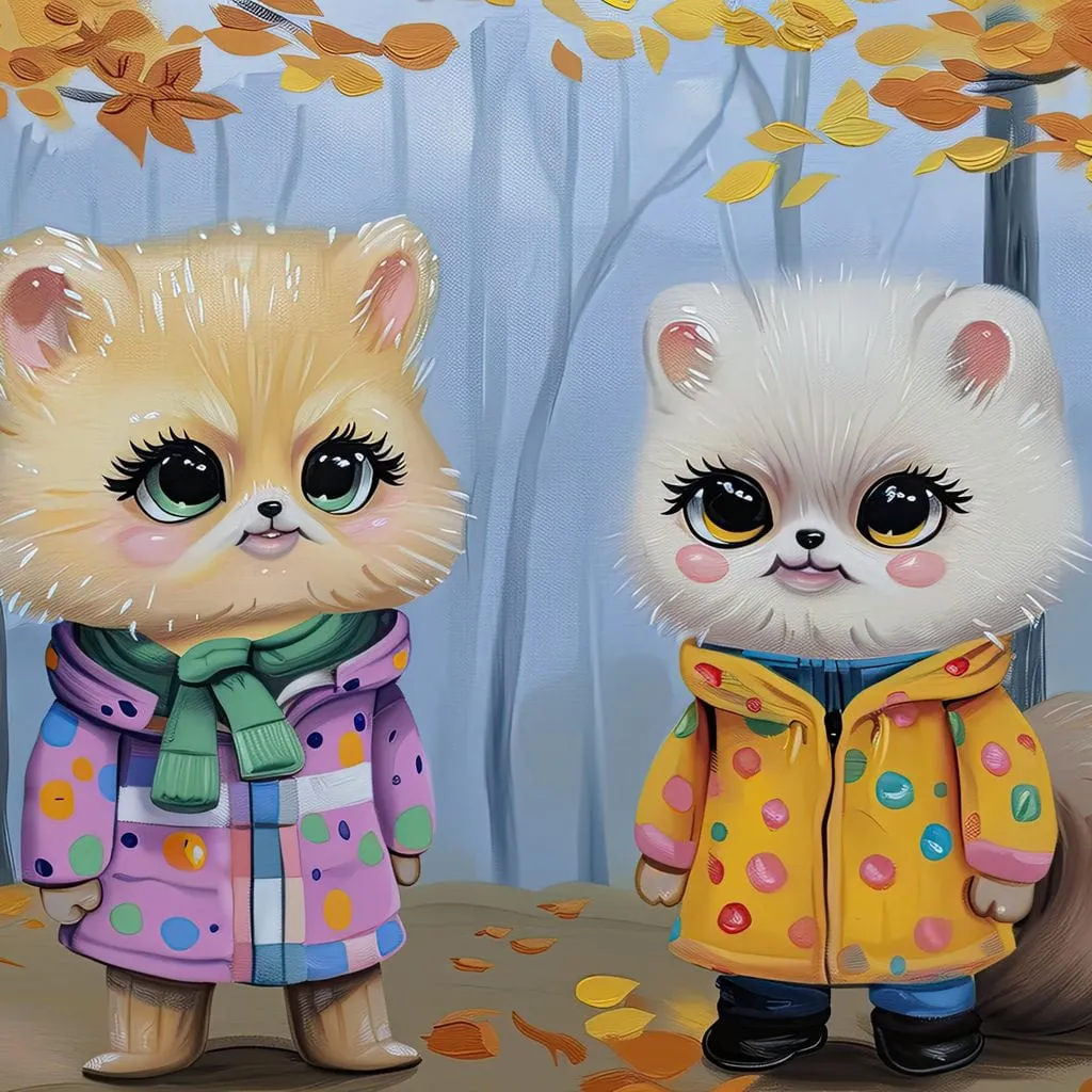 Autumn Whiskers Duo - JoyCare Designs