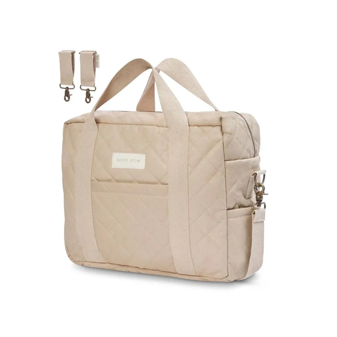 Avery Row Baby Changing Bag - Natural