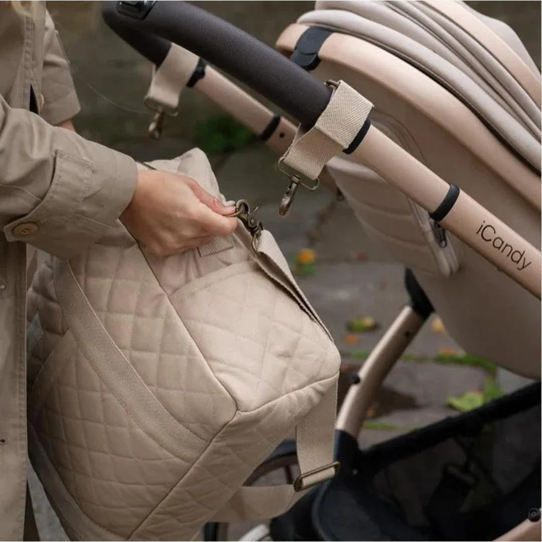 Avery Row Baby Changing Bag - Natural