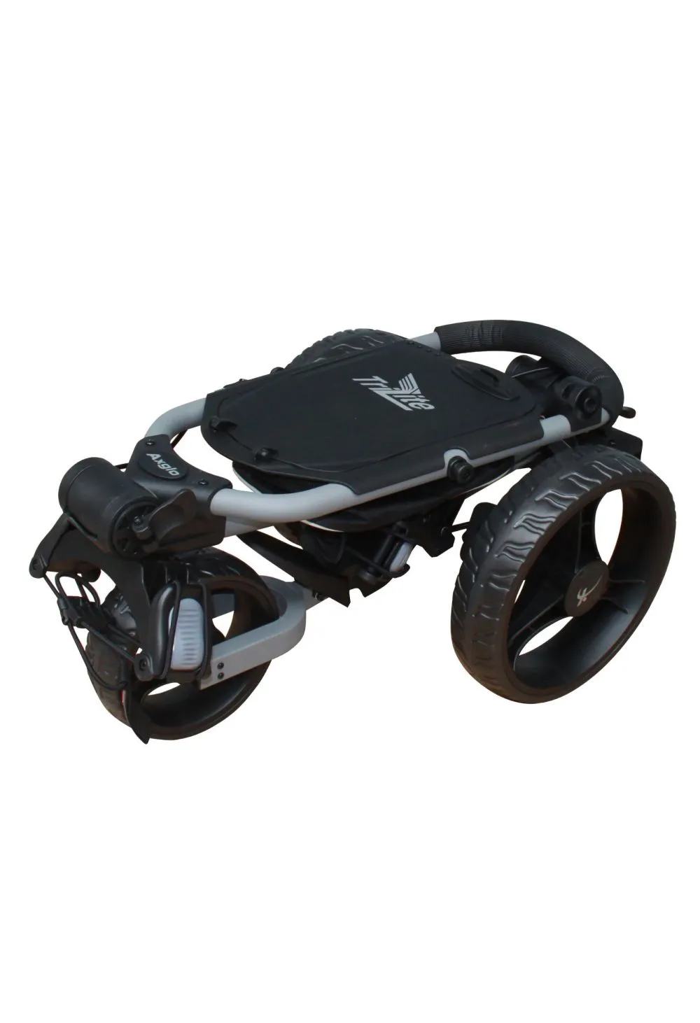 Axglo TriLite 3 Wheel Golf Trolley | Grey/Black