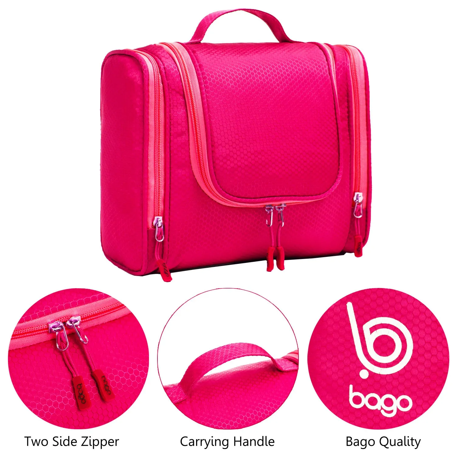 Bago Hanging Toiletry Bag For Women & Men - Travel Bags for Toiletries