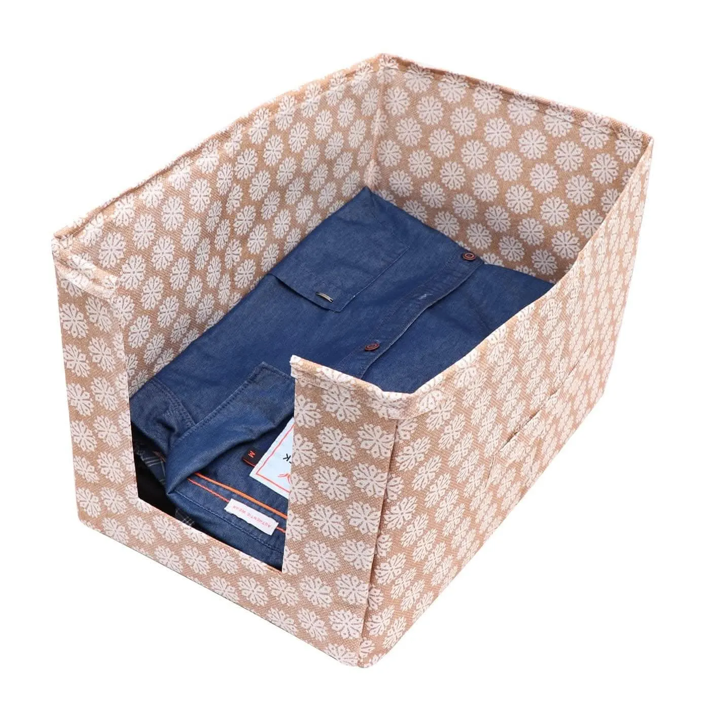 BB BACKBENCHERS Non-Woven Shirt Organizer Wardrobe ( pack of 2 )