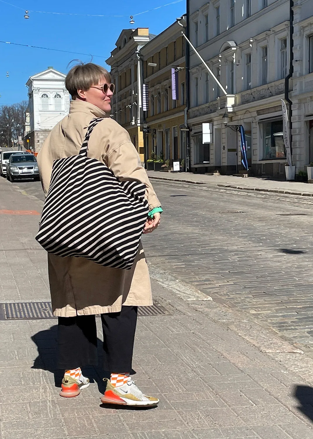 Beach Bag Black/Sand