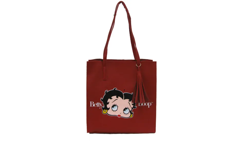 Betty Boop Red or Black Tassel Purse                             NEW