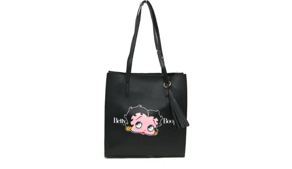 Betty Boop Red or Black Tassel Purse                             NEW