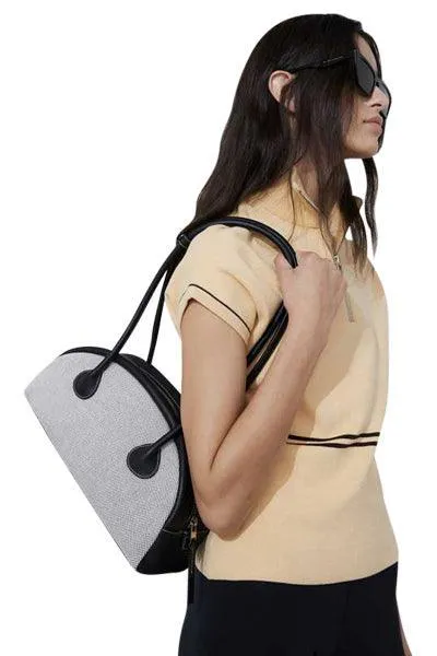 Black Canvas Harper Bag