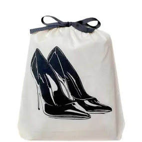 Black Pumps Shoe Bag