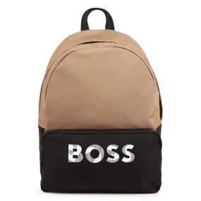 Boss Beige & Black Backpack