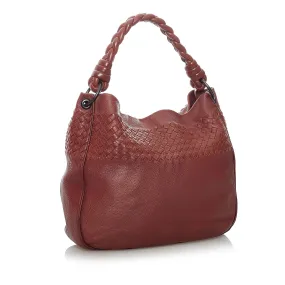 Bottega Veneta Intrecciato Leather Shoulder Bag (SHG-29867)