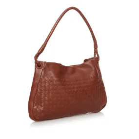 Bottega Veneta Intrecciato Leather Shoulder Bag (SHG-31756)