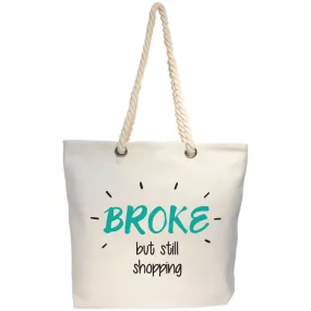 broke canvas bag