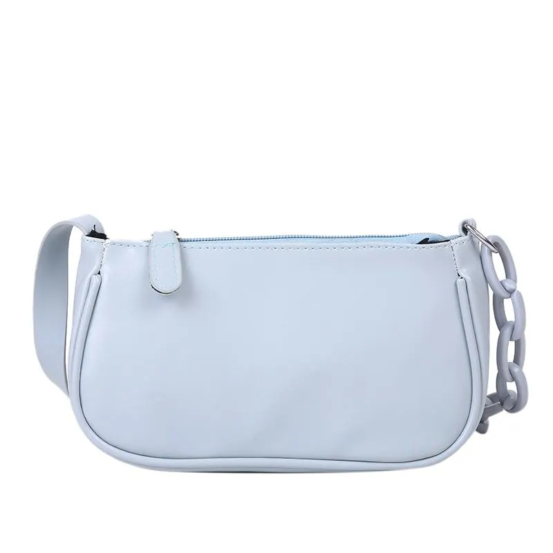 Candy Color Pastel Aesthetic Baguette Bag