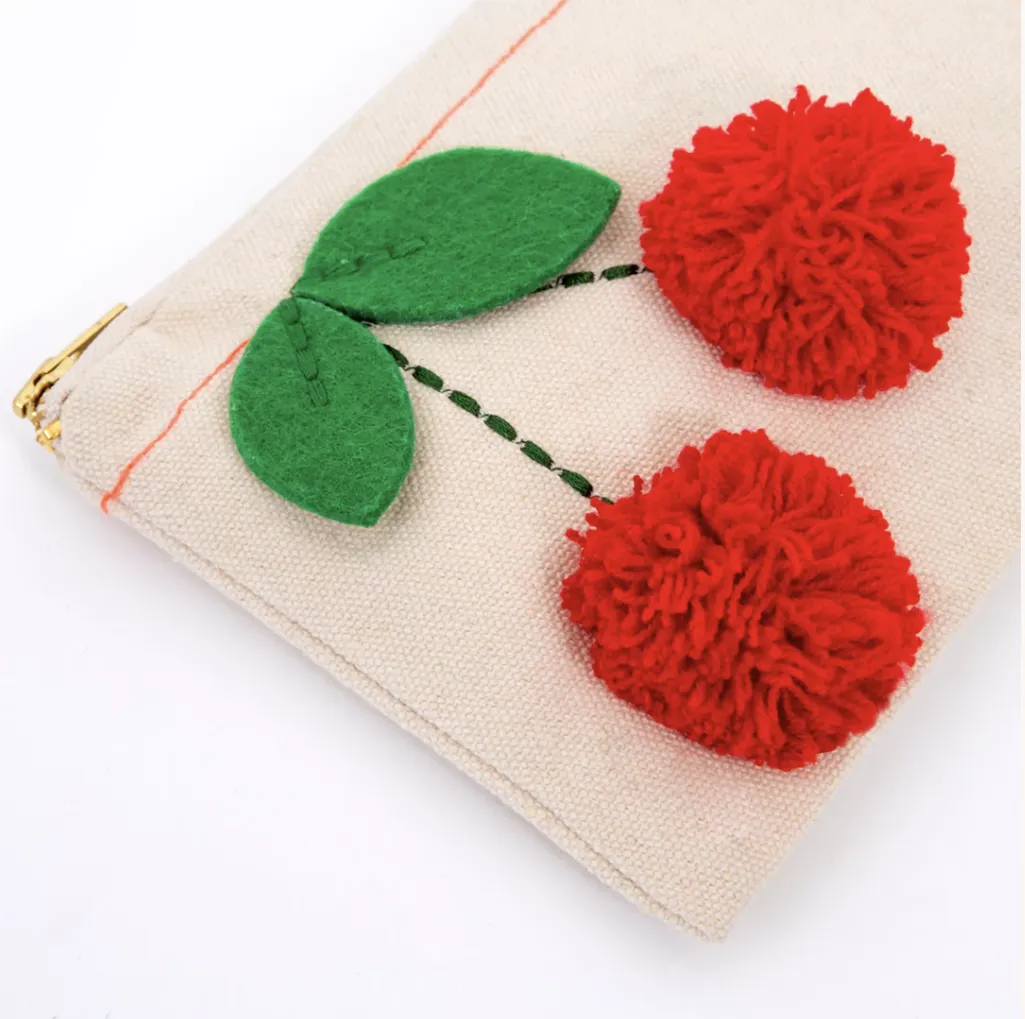 Canvas Pouch | Cherry