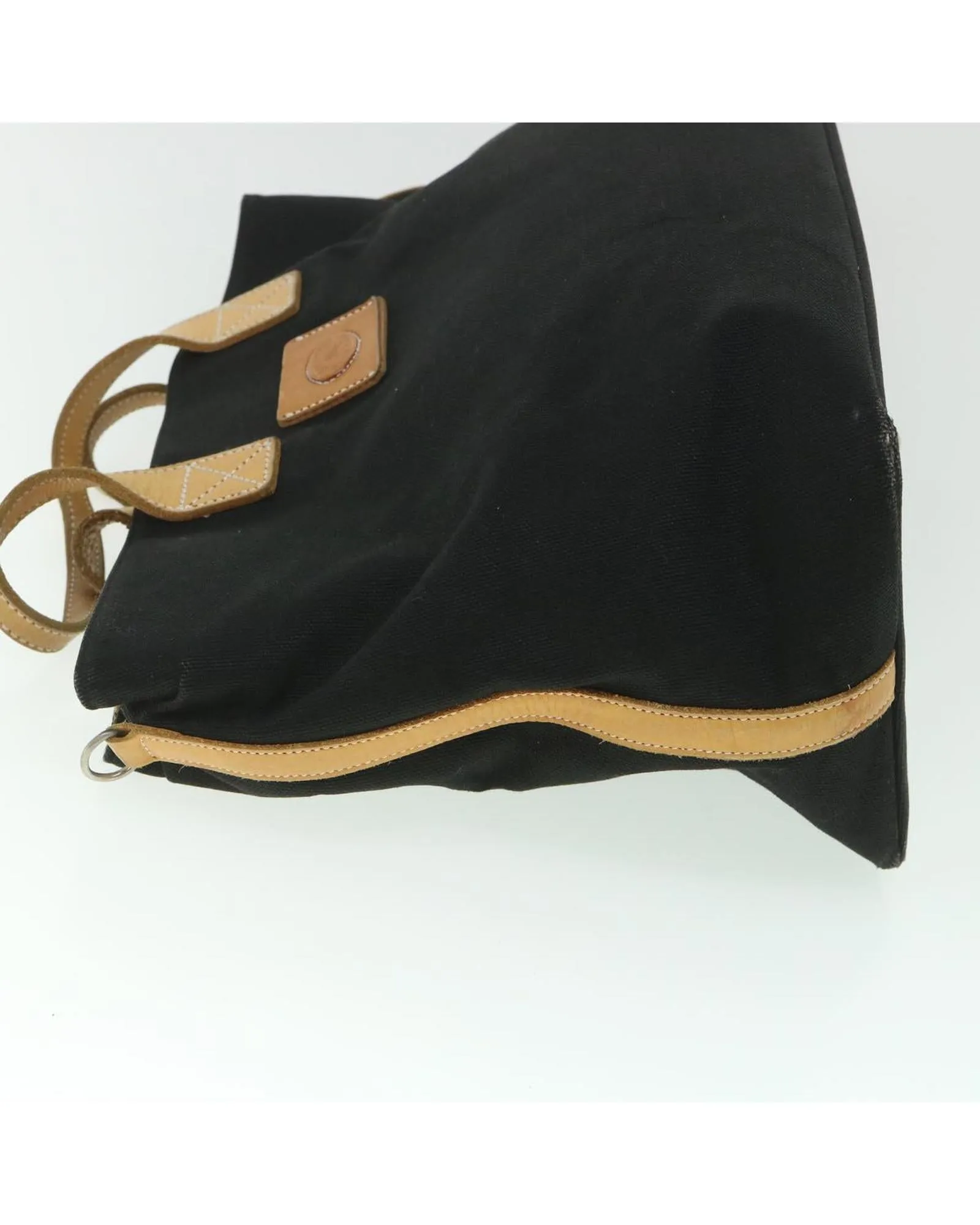 Canvas Tote Bag with Black Finish