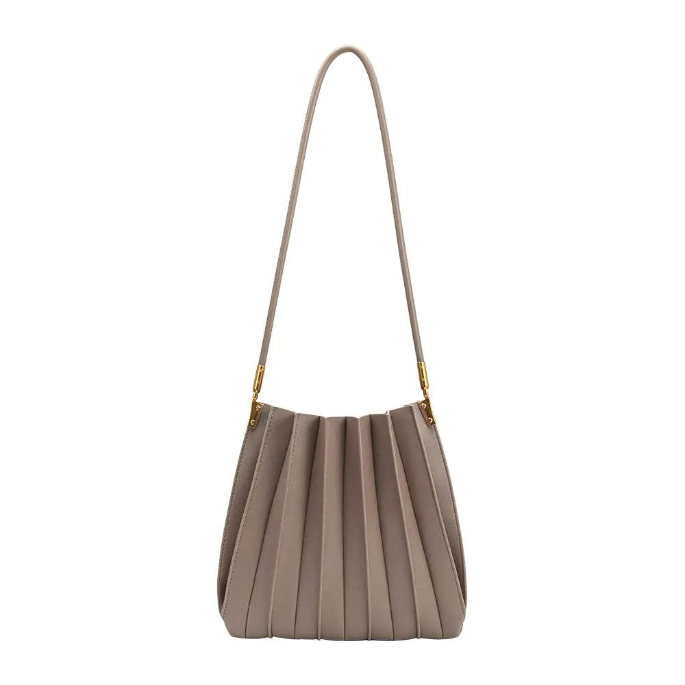 Carrie Pleated Shoulder Bag