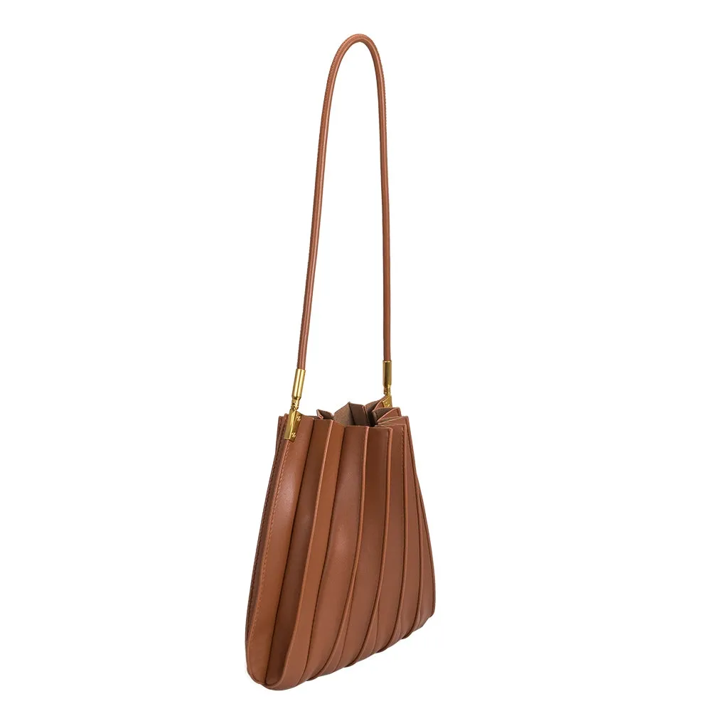 Carrie Pleated Shoulder Bag