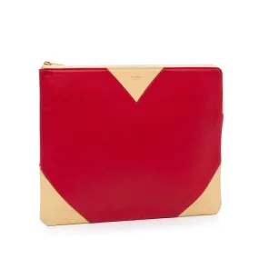 Celine Coeur Clutch Bicolor