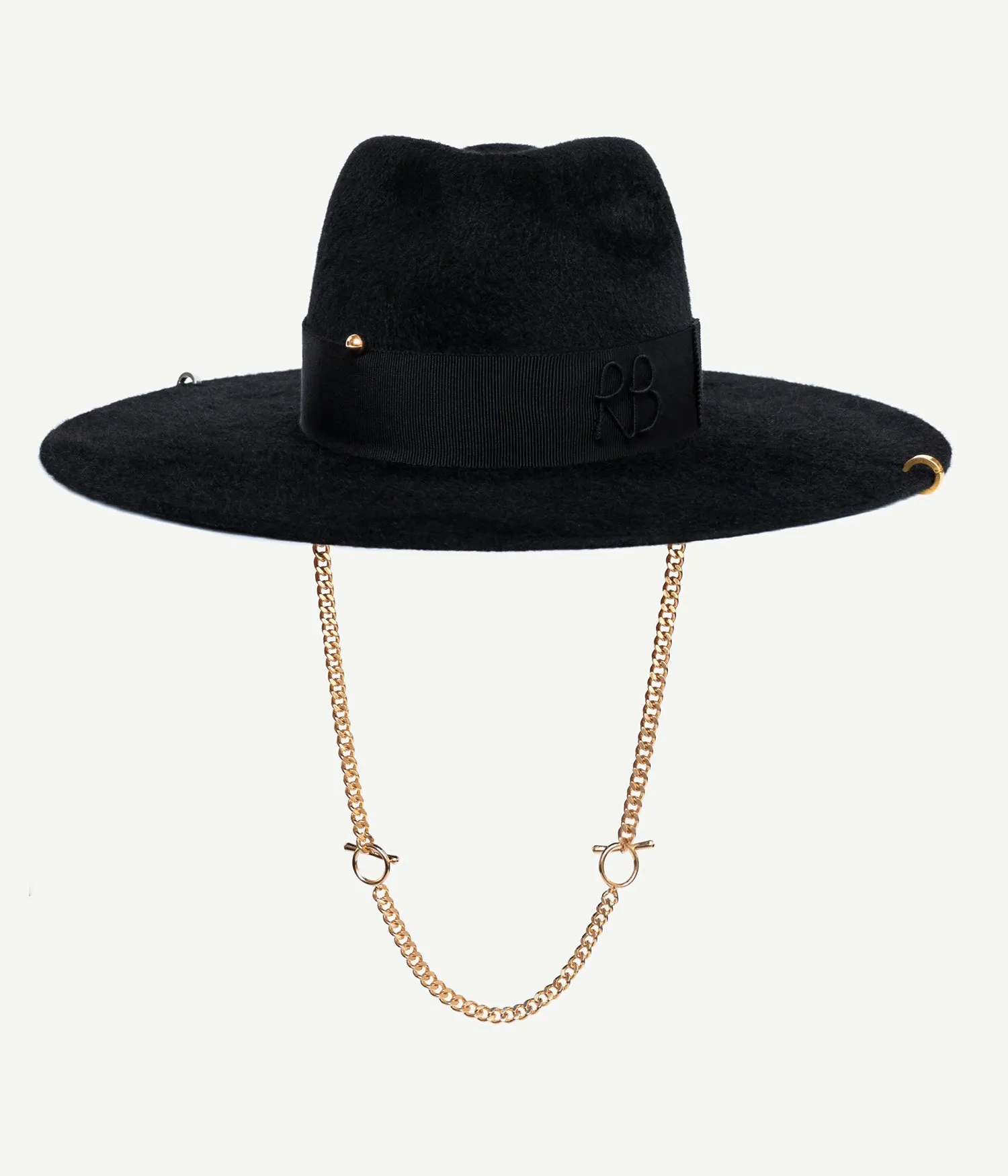 Chain Strap Fedora Hat