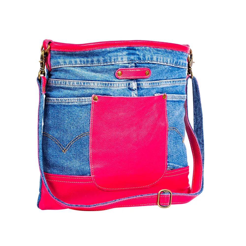 Charley Denim Shoulder Bag