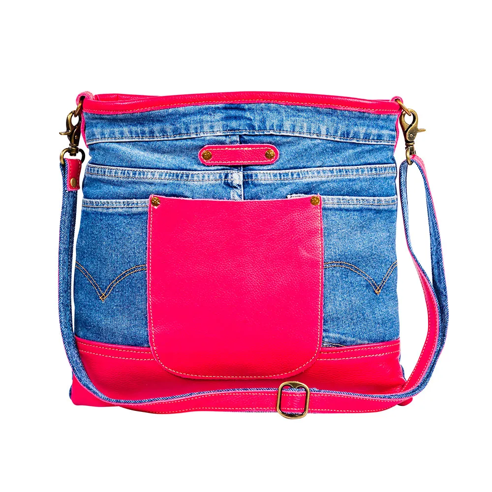 Charley Denim Shoulder Bag