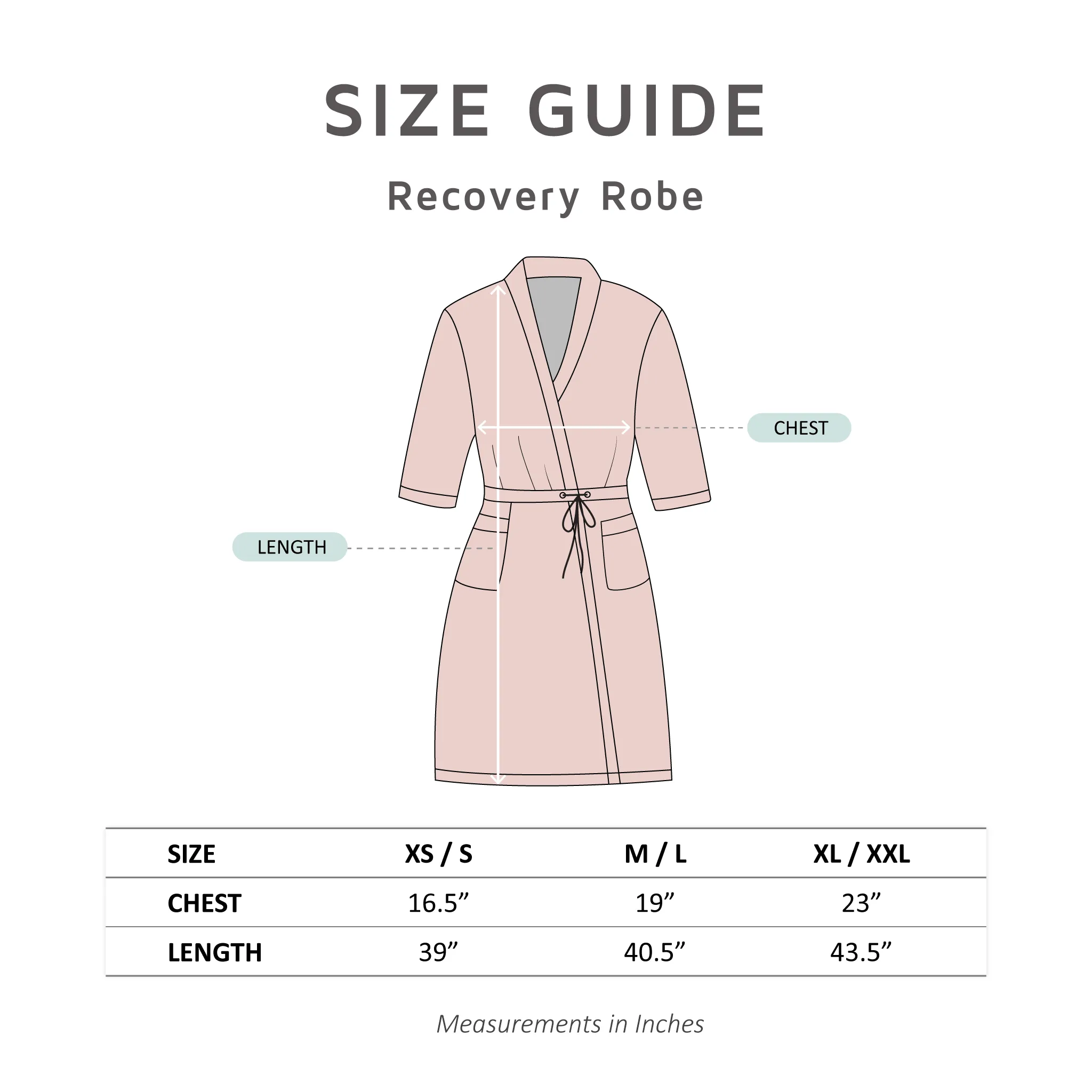 Charlotte Recovery Robe & Matching Scrunchie Set