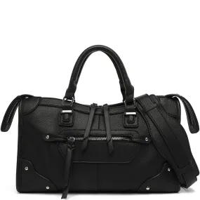 Classic Accent Studded Satchel H2073