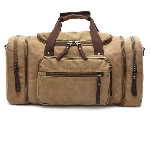 Classy Men Canvas Weekend Bag - 6 Colors