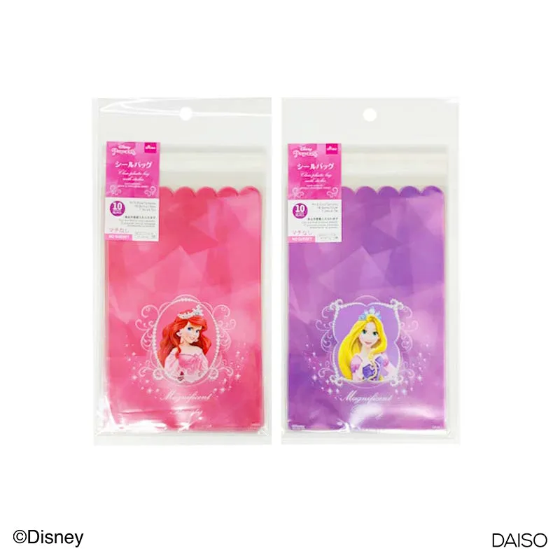 Clear Plastic Bag with Sticker Disney Princess