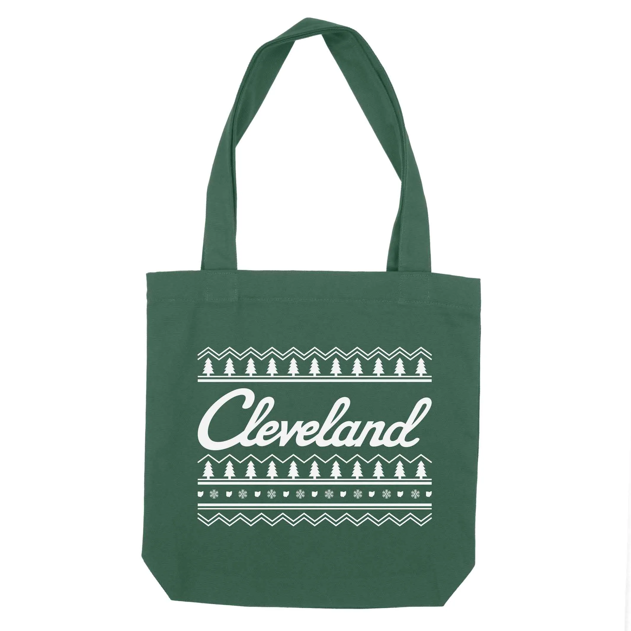 Cleveland Holiday Sweater Tote Bag