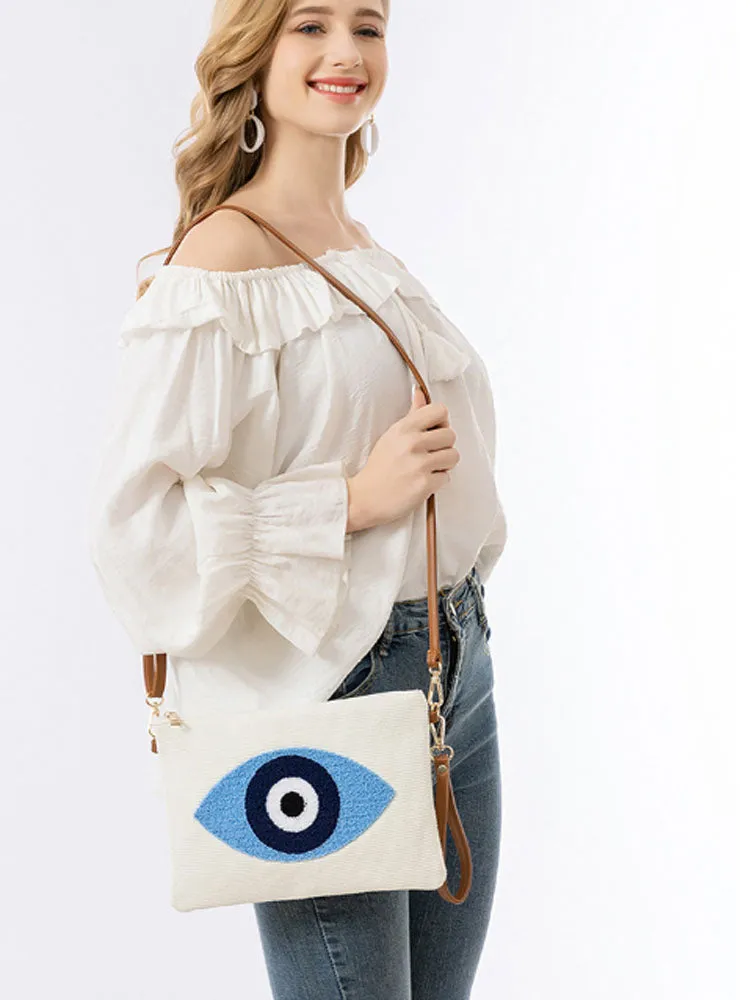 Clutch Bag with Detachable Shoulder Strap