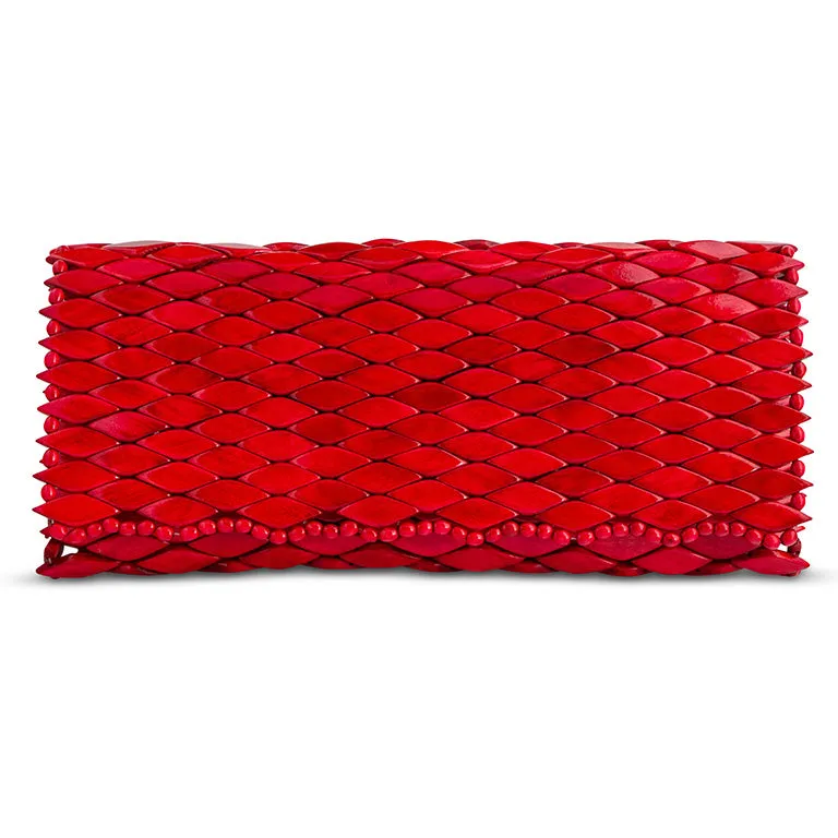 Clutch Purse, Copacabana - Red