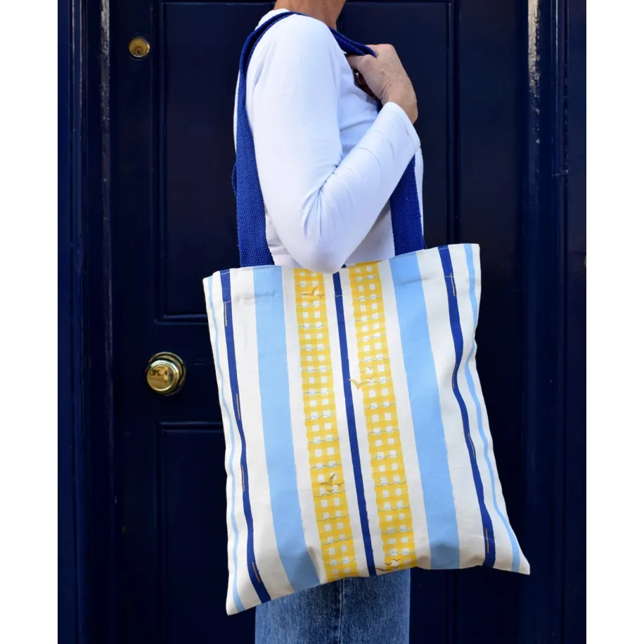 Coastal Market Canvas Tote Bag