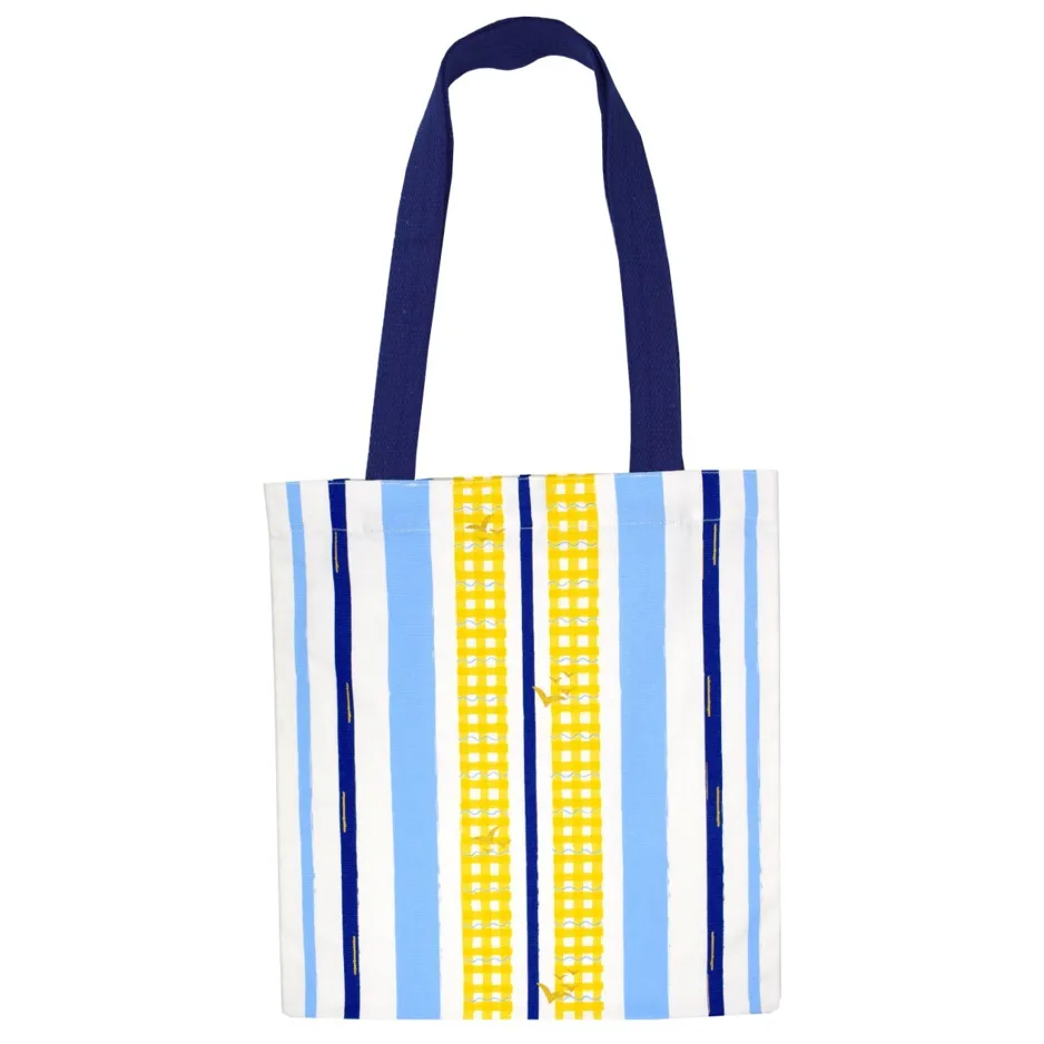 Coastal Market Canvas Tote Bag