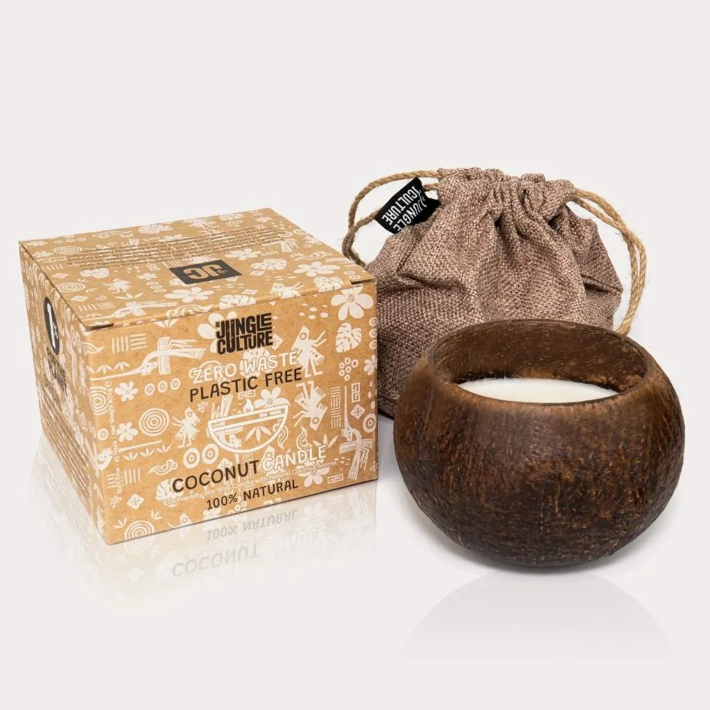 Coconut Shell Candle - Citrus Lime Scent