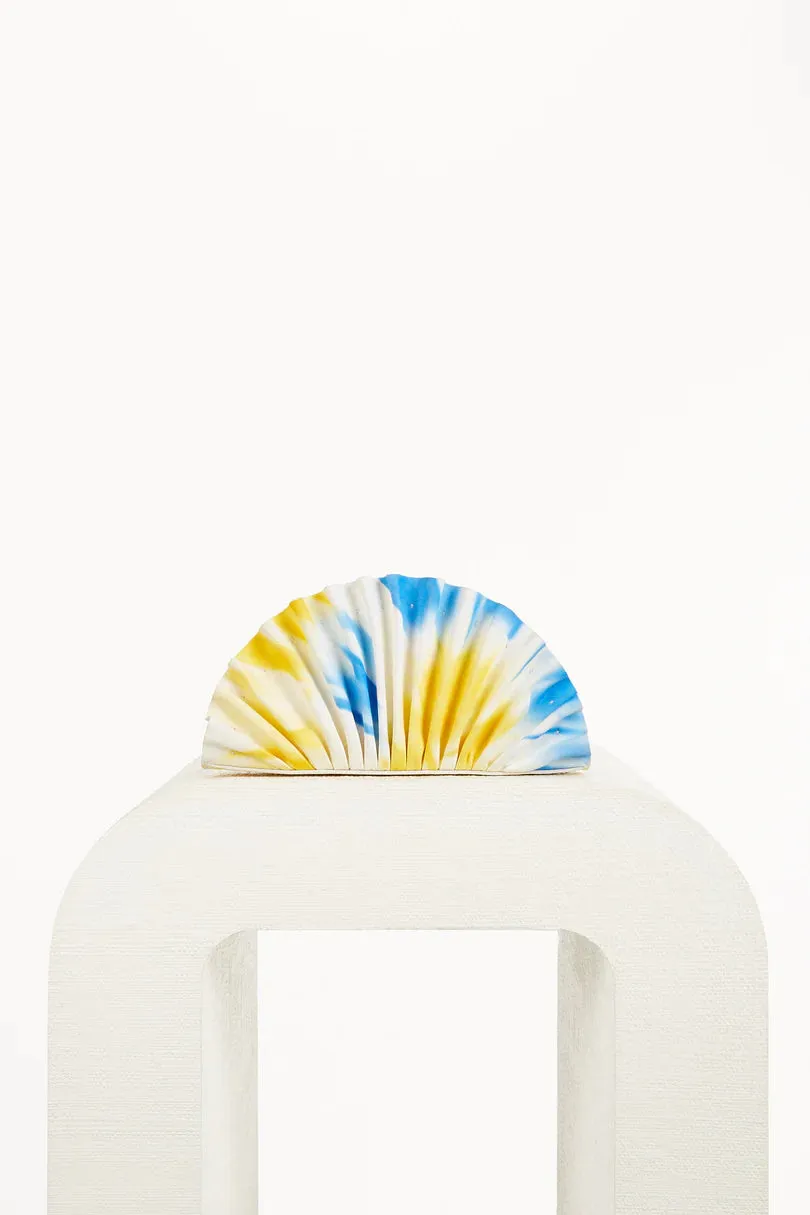 Cult Gaia Nala Mini Clutch Blue Multi